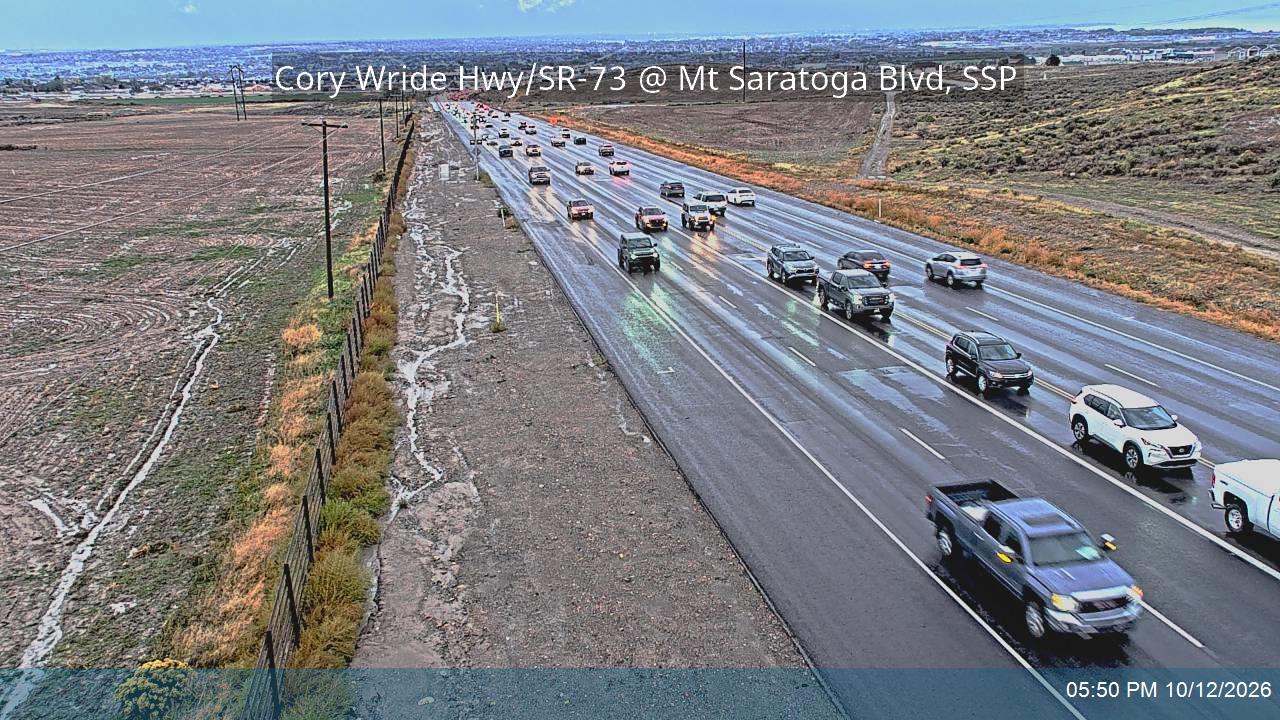 Cory Wride Hwy / SR-73 @ Mt Saratoga Blvd / MP 34.6, SSP