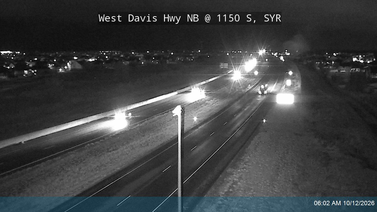West Davis Hwy / SR-177 NB @ 1150 S / MP 14.42, SYR