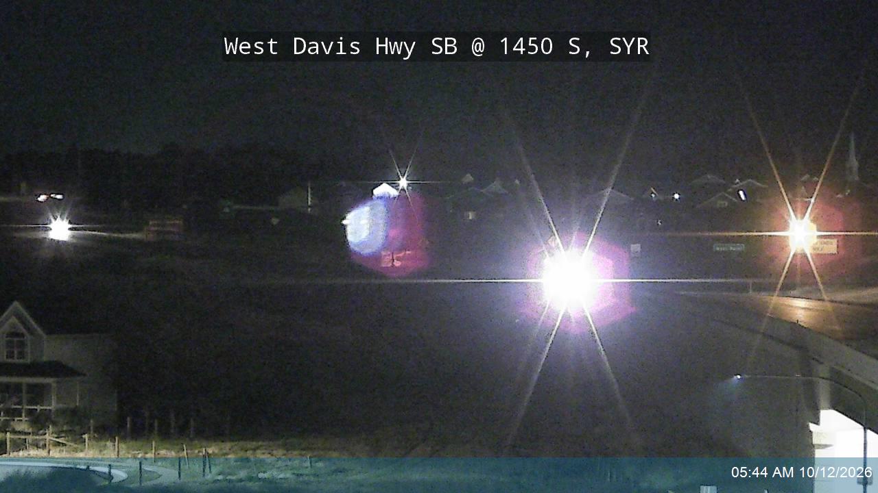 West Davis Hwy / SR-177 SB @ 1450 S / MP 14.07, SYR