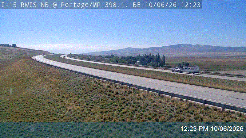 I-15 RWIS NB @ Portage / MP 398.06, BE