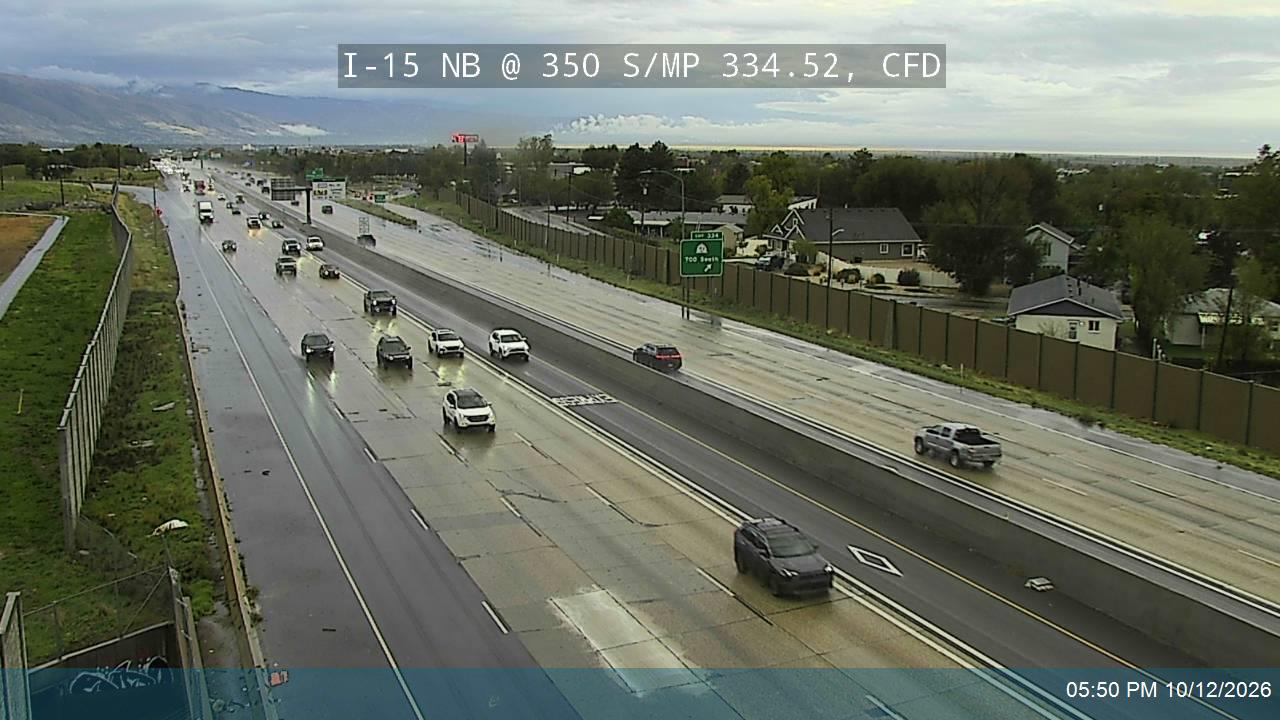 I-15 NB @ 350 S / MP 334.52, CFD