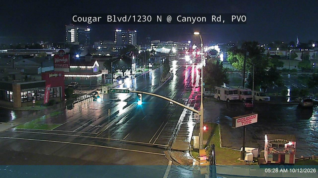 Cougar Blvd / 1230 N @ Canyon Rd, PVO