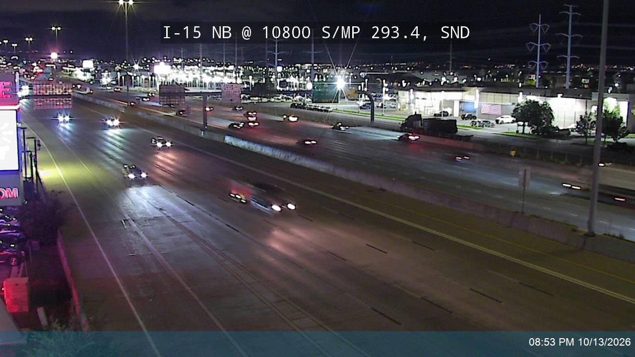 I-15 NB @ 10800 S / MP 293.4, SND