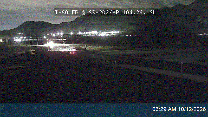 I-80 EB @ SR-202 / MP 104.26, SL