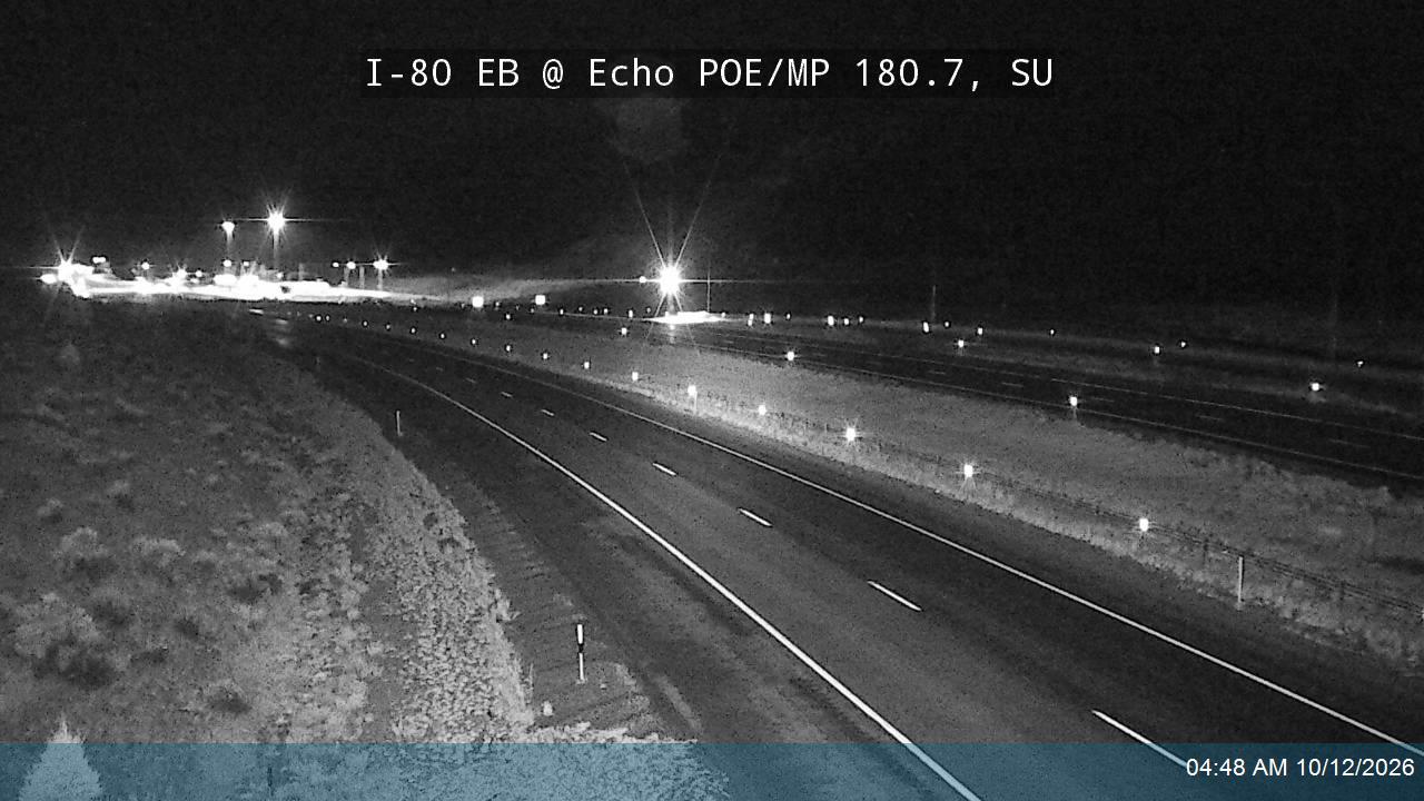I-80 EB @ Echo POE / MP 180.7, SU