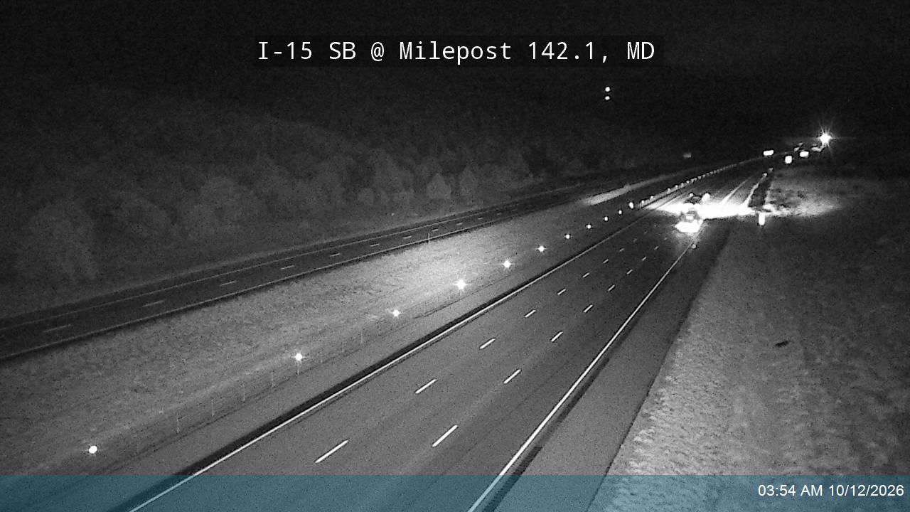 I-15 SB @ Milepost 142.1, MD