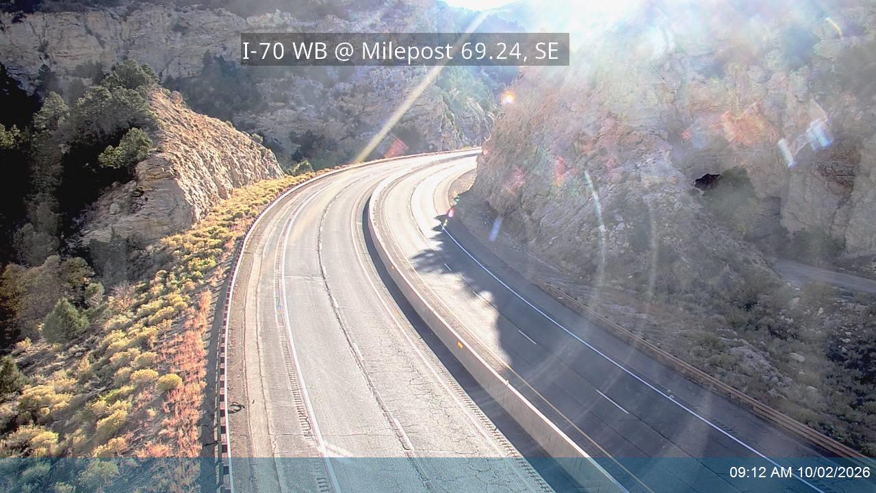 I-70 WB @ Milepost 69.24, SE