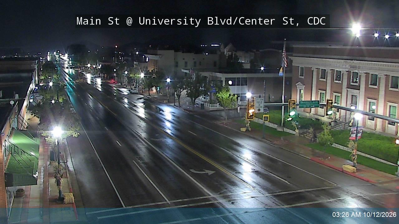 Main St / SR-130 @ University Blvd/SR-289 / Center St/SR-14, CDC