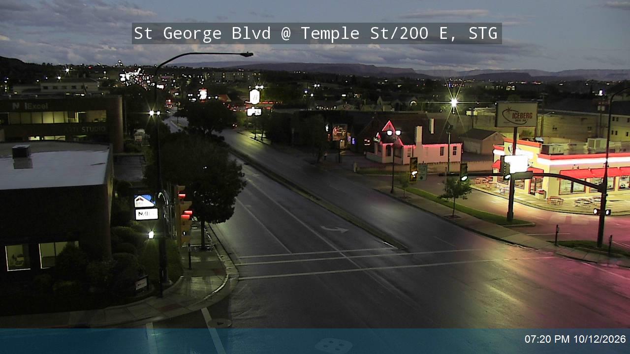 St George Blvd / SR-34 @ Temple St / 200 E, STG