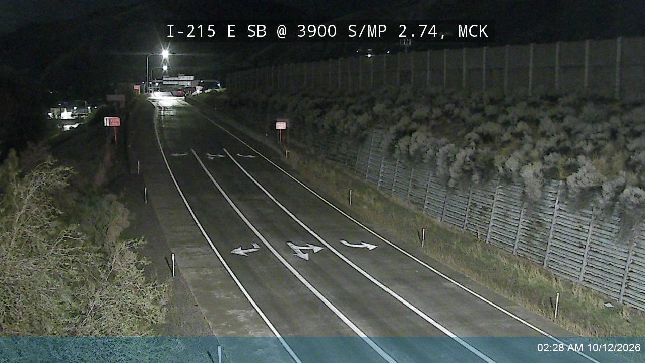 I-215 E SB @ 3900 S / MP 2.74, MCK