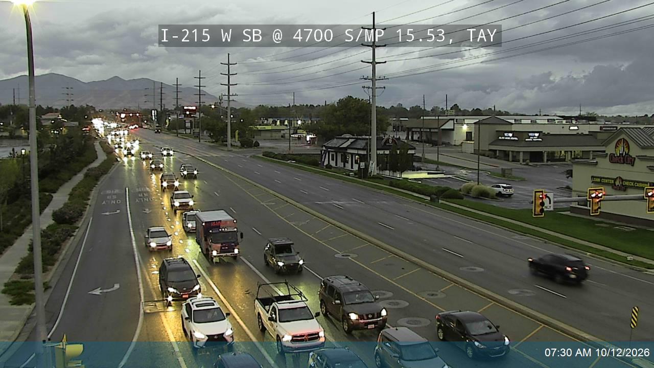 I-215 W SB @ 4700 S / SR-266 / MP 15.53, TAY