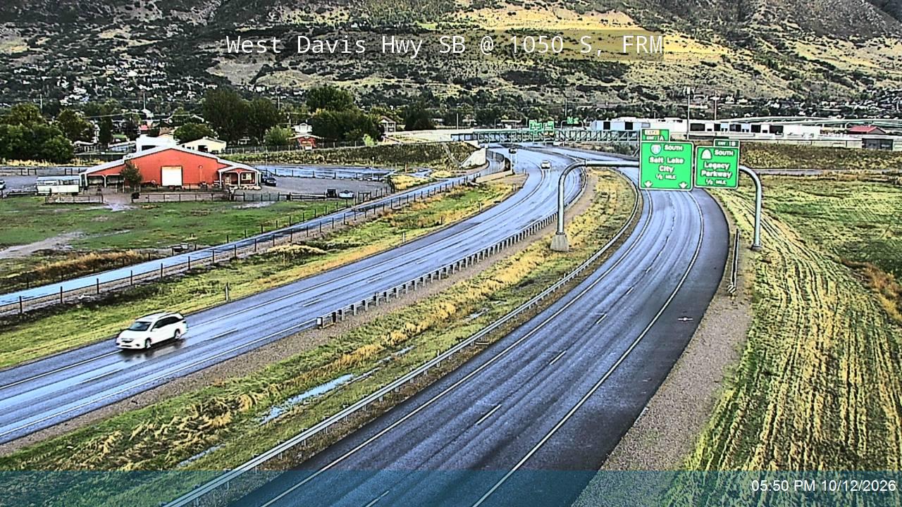 West Davis Hwy / SR-177 SB @ 1050 S / MP 0.52, FRM