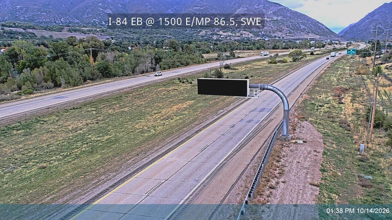 I-84 / Weber Canyon EB @ MP 86.68, SWE