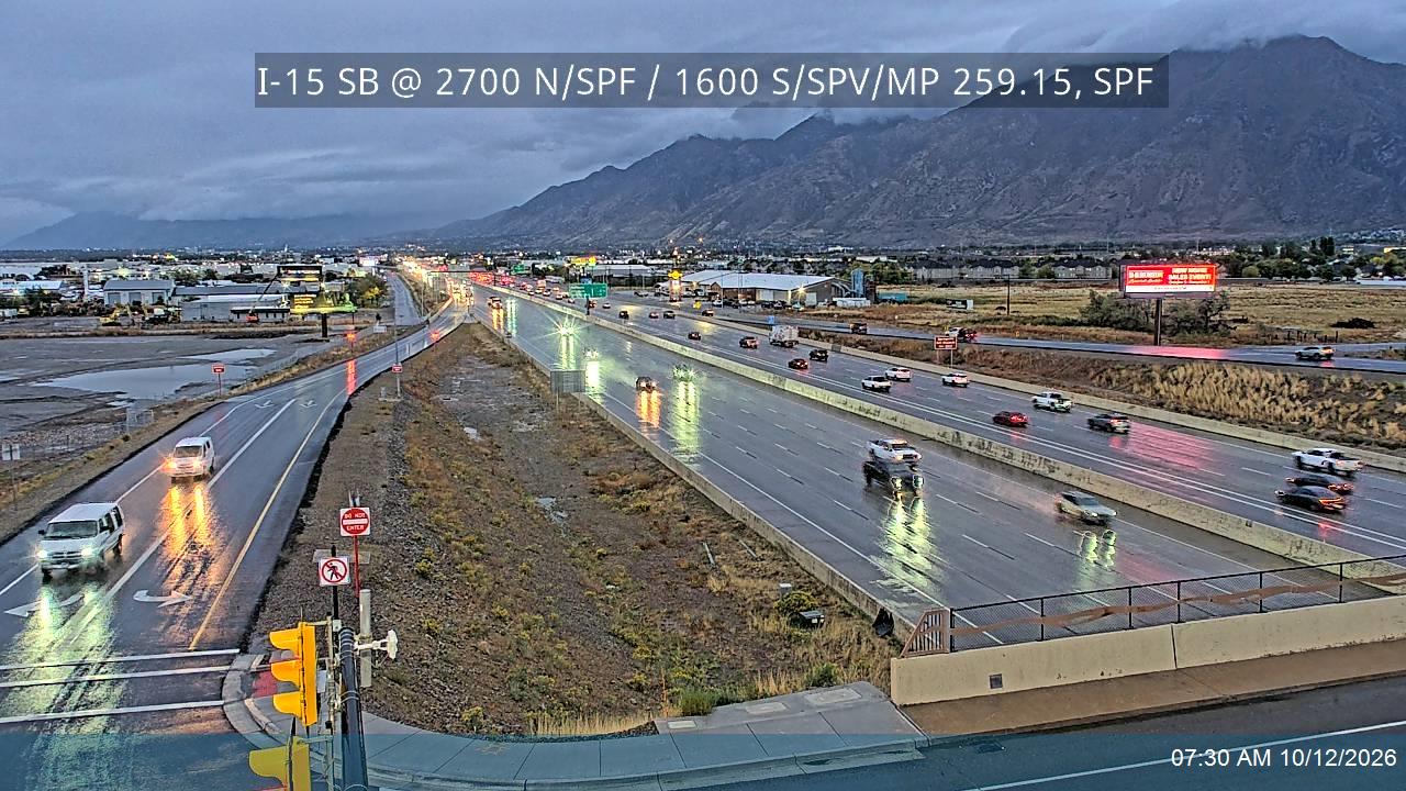 I-15 SB Ramps @ 2700 N, SPF / 1600 S, SPV