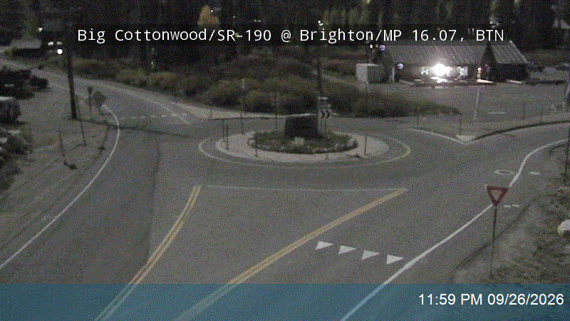 Big Cottonwood Canyon Rd / SR-190 @ Brighton / MP 16.07, BTN