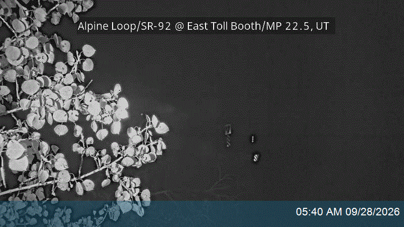 Alpine Loop / SR-92 @ East Toll Booth / MP 22.5, UT