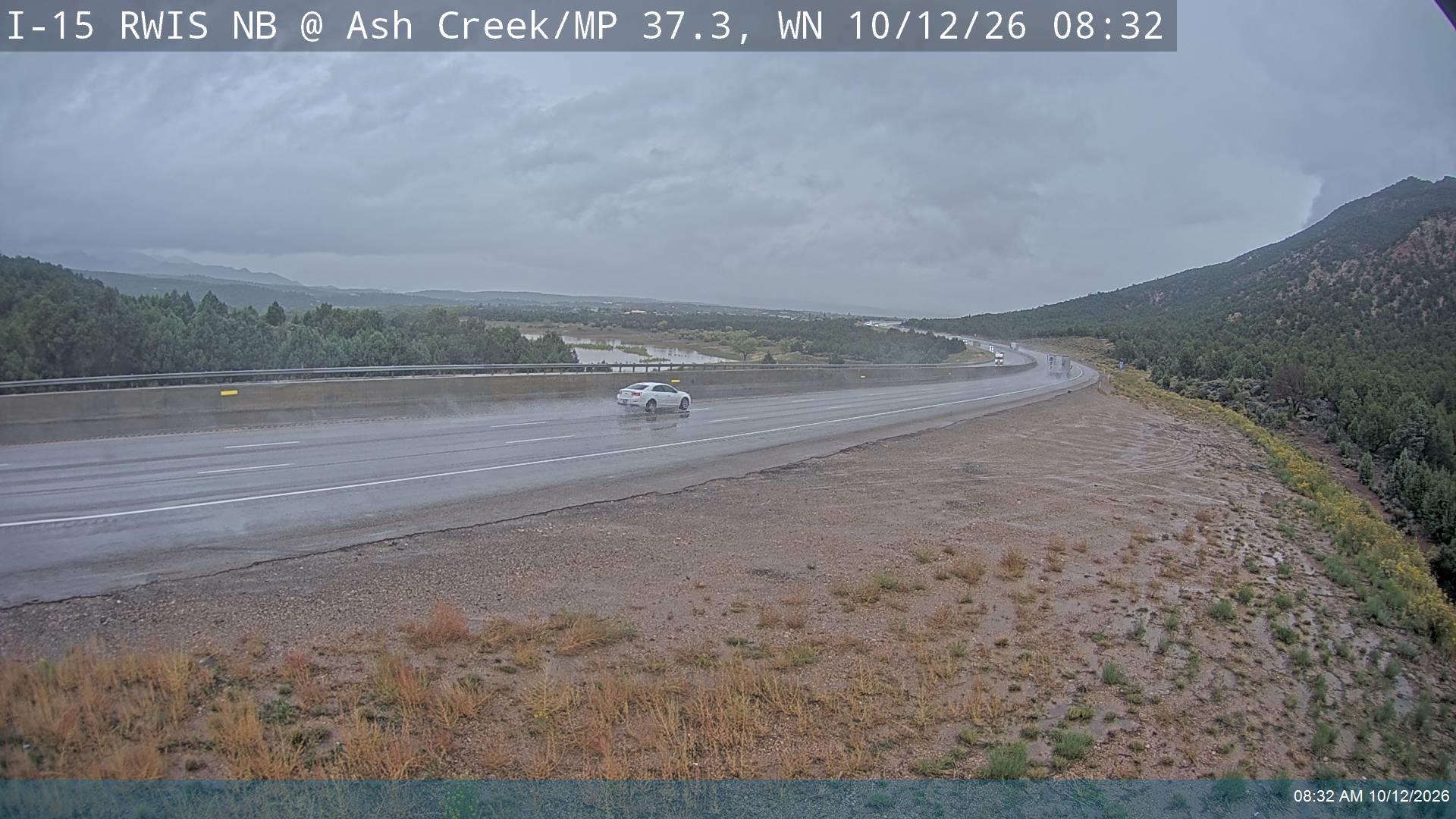 I-15 RWIS NB @ Ash Creek / MP 37.3, WN