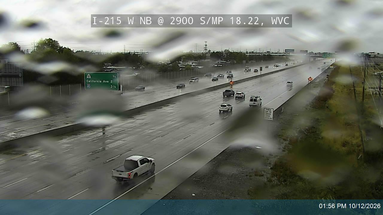 I-215 W NB @ 2900 S / MP 18.22, WVC