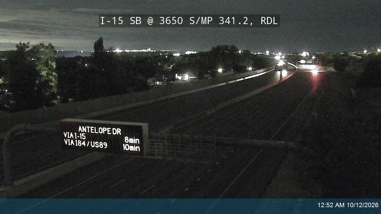 I-15 SB @ River Valley Dr / 3650 S / MP 341.2, RDL