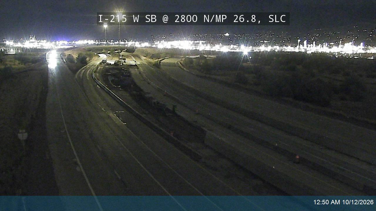 I-215 W SB @ 2800 N / MP 26.8, SLC