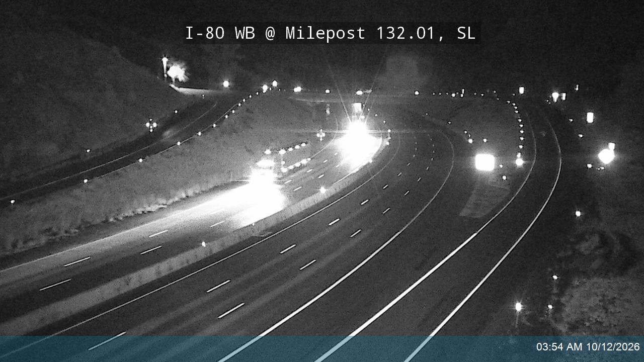 I-80 / Parleys Canyon WB @ Mt Aire Canyon Rd / MP 132.01, SL
