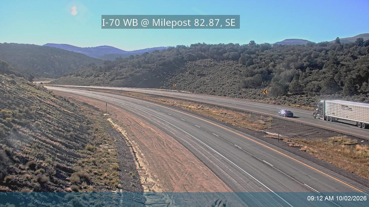 I-70 WB @ Milepost 82.87, SE
