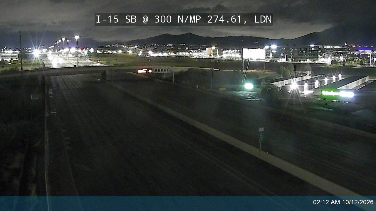 I-15 SB @ 300 N / MP 274.61, LDN
