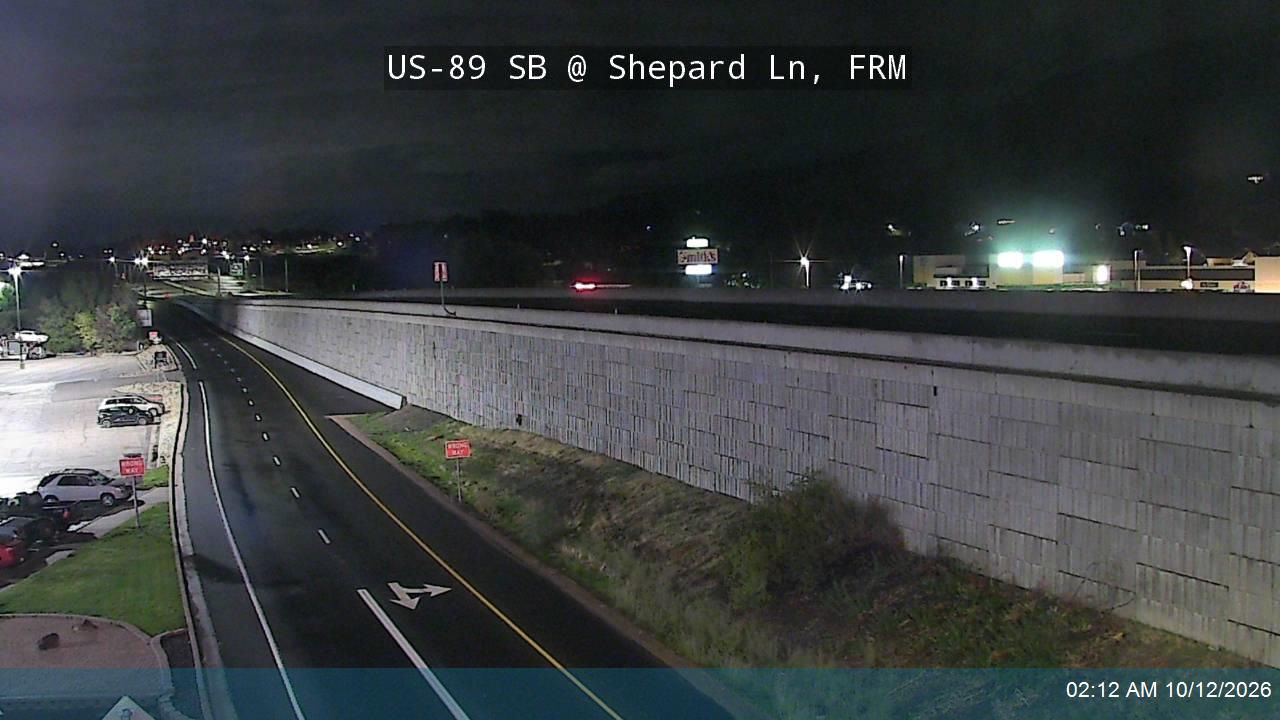 US-89 SB @ Shepard Ln, FRM
