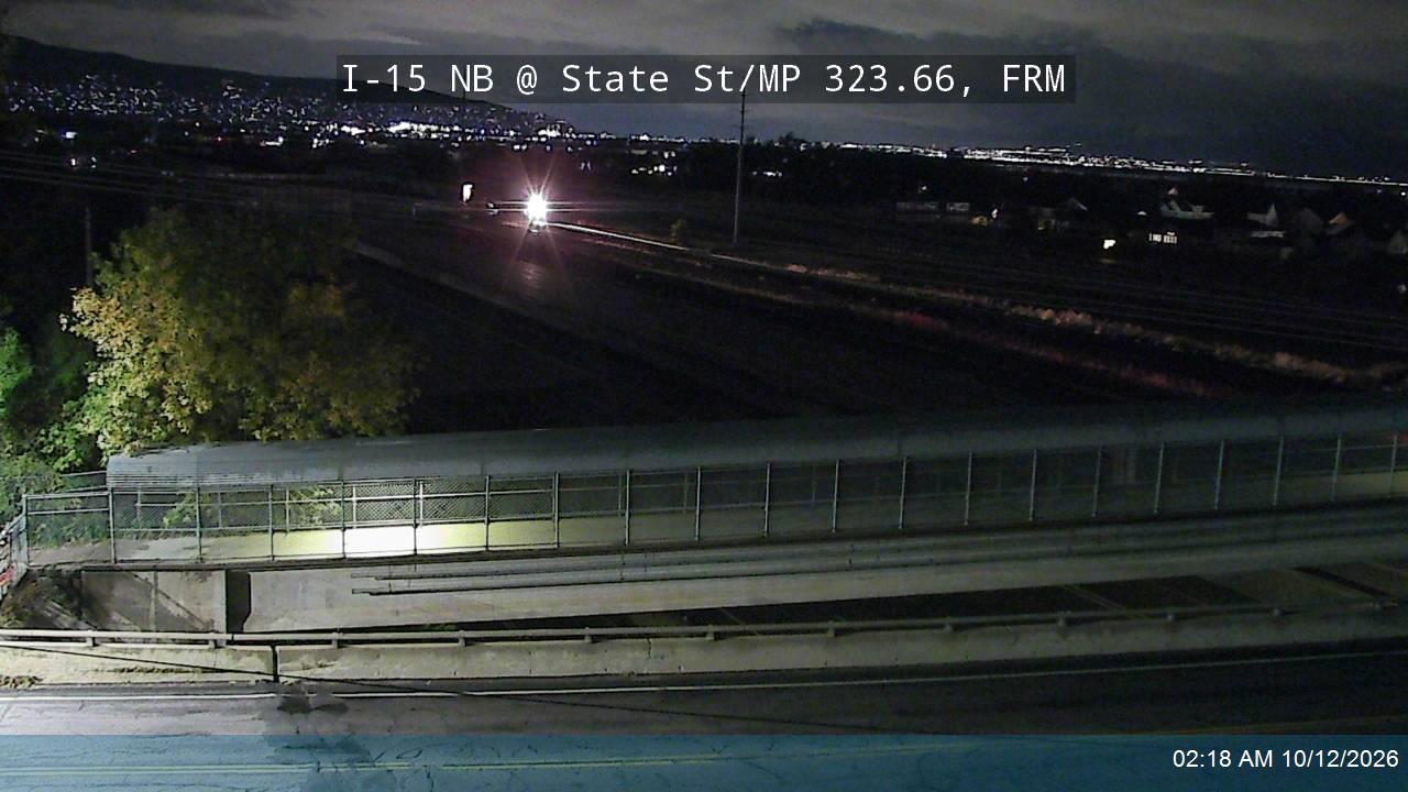 I-15 NB @ State St / MP 323.66, FRM