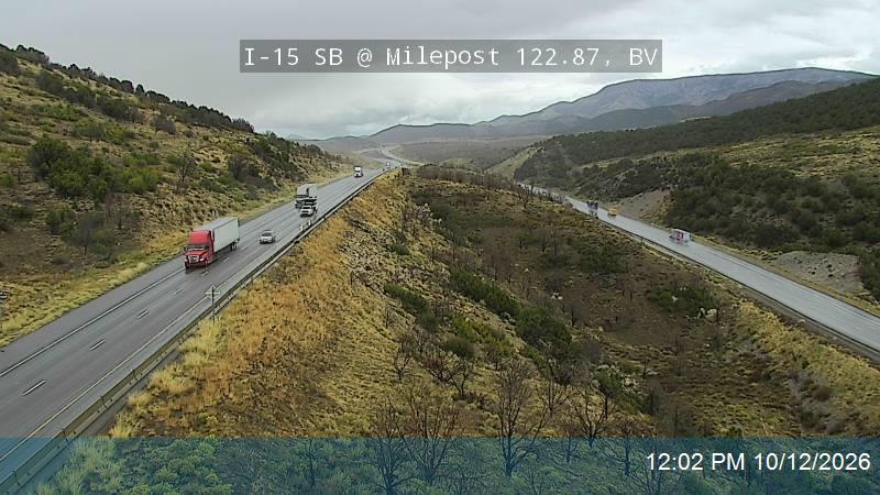 I-15 SB @ Milepost 122.87, BV