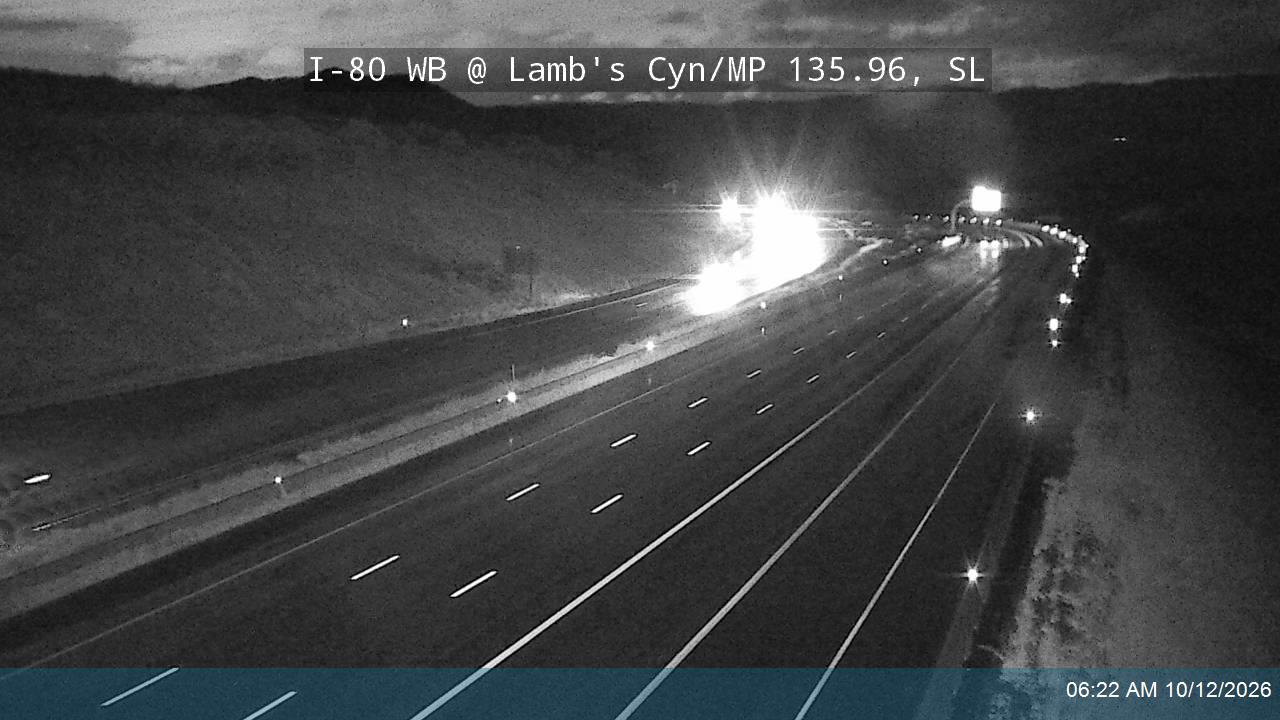 I-80 / Parleys Canyon WB @ Lambs Canyon Rd On-ramp / MP 135.96, SL
