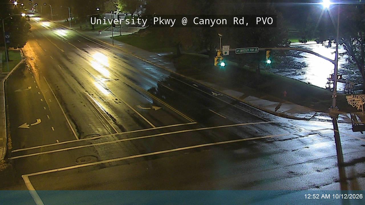 University Pkwy / 1650 N @ Canyon Rd / 150 E, PVO