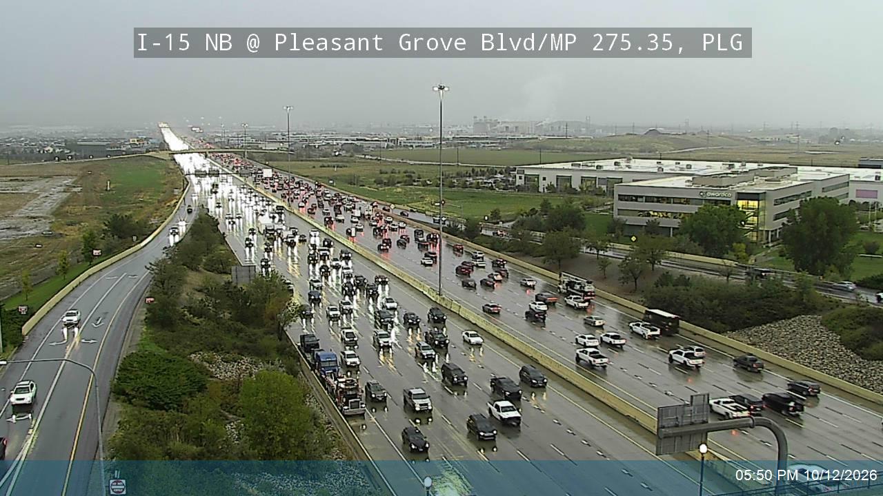 I-15 NB @ Pleasant Grove Blvd / MP 275.35, PLG