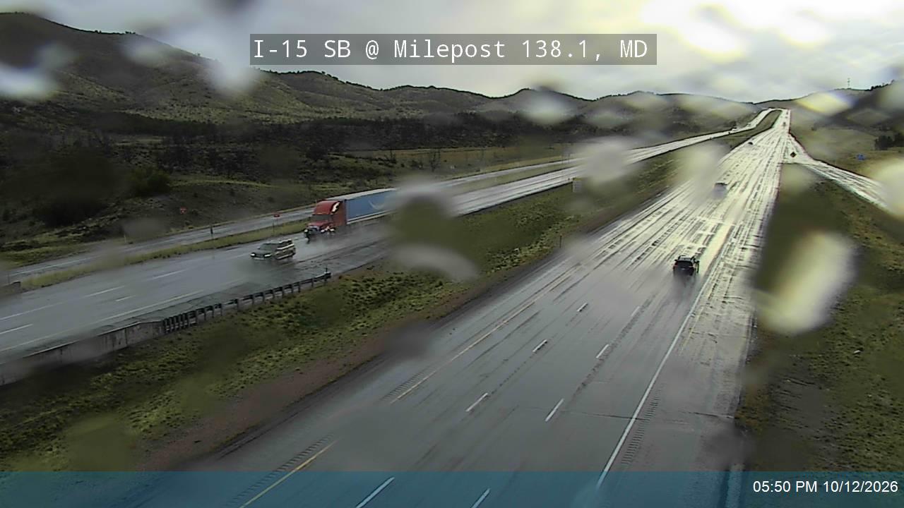 I-15 SB @ Milepost 138.1, MD