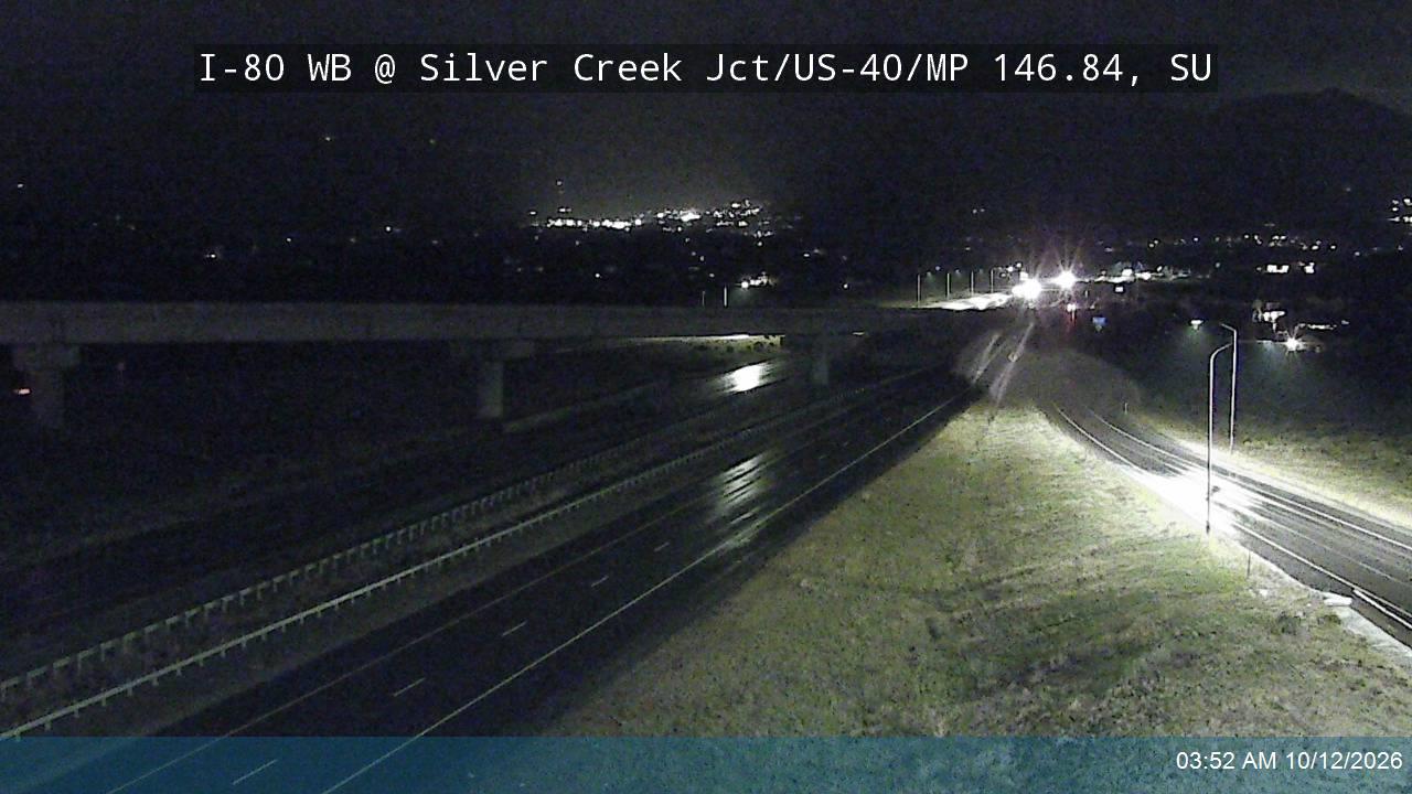 I-80 WB @ Silver Creek Jct / US-40 / MP 146.84, SU
