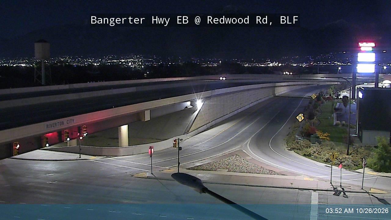 Bangerter Hwy / SR-154 EB @ Redwood Rd / SR-68, BLF