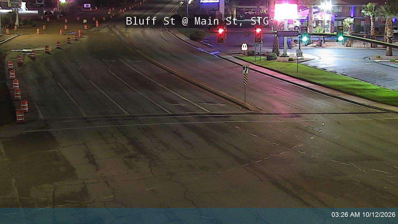 Bluff St / SR-18 @ Main St / Black Ridge Dr, STG