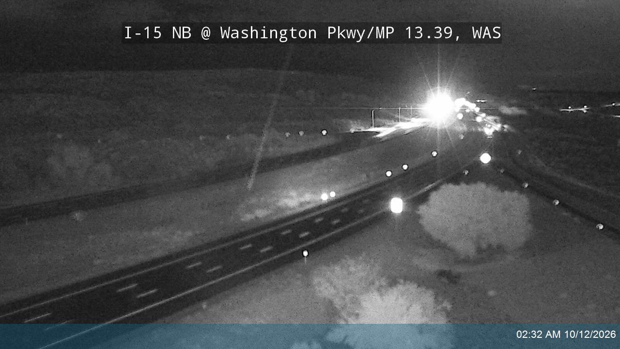 I-15 NB @ Washington Pkwy / MP 13.39, WAS