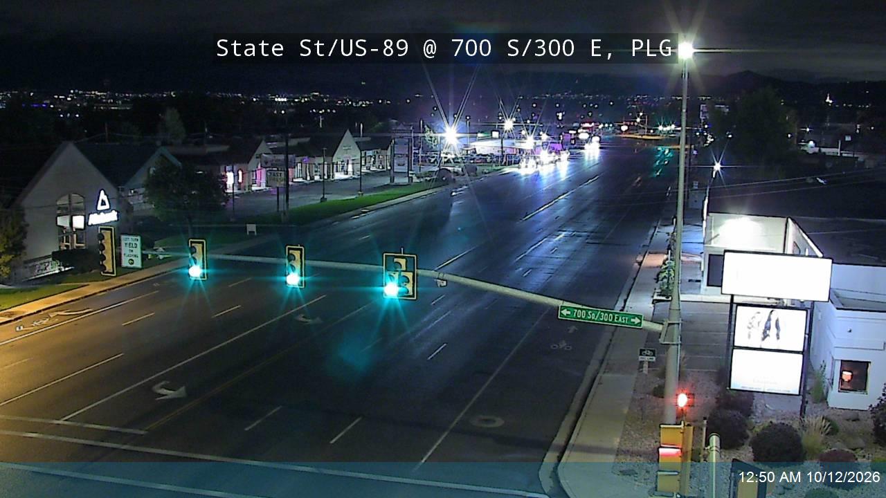 State St / US-89 @ 700 S / 300 E, PLG
