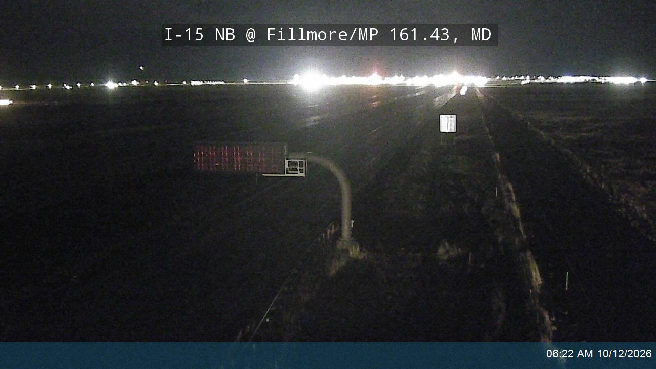 I-15 NB @ Fillmore / MP 161.43, MD
