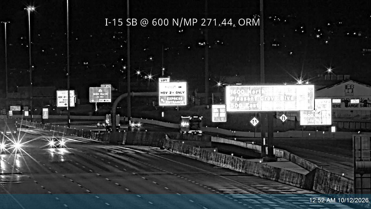 I-15 SB @ 600 N / MP 271.44, ORM