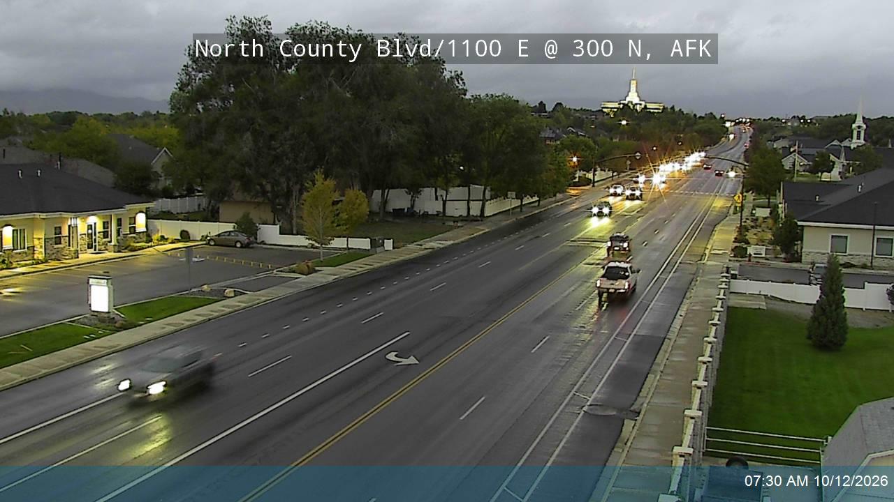 North County Blvd / 1100 E / SR-129 @ 300 N, AFK