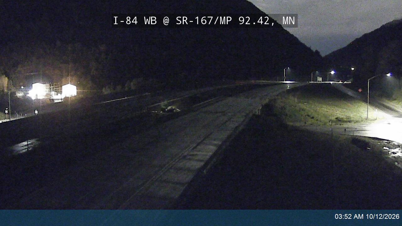 I-84 WB @ SR-167 / MP 92.42, MN
