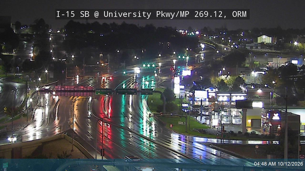 I-15 SB @ University Pkwy / SR-265 / MP 269.12, ORM