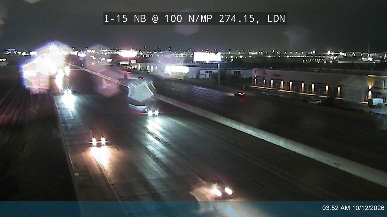 I-15 NB @ 100 N / MP 274.15, LDN