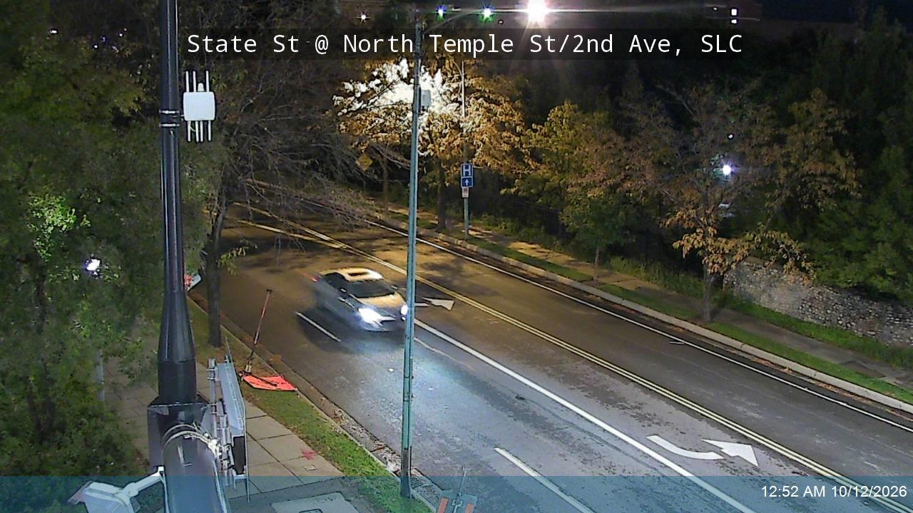 State St / SR-186 @ North Temple St / 2nd Ave, SLC