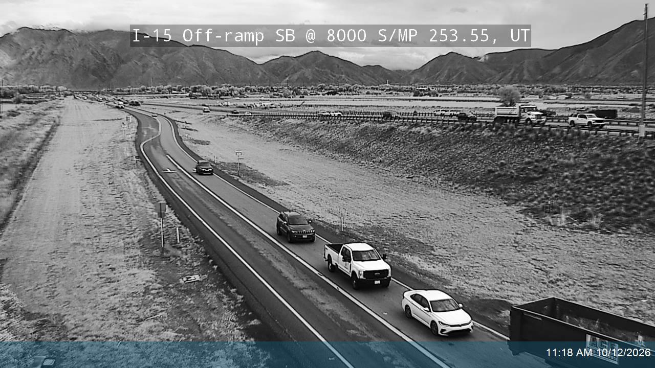 I-15 Off-ramp SB @ 8000 S / SR-164 / MP 253.55, UT