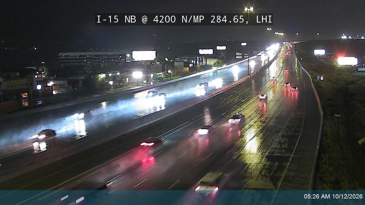 I-15 NB @ 4200 N / MP 284.65, LHI
