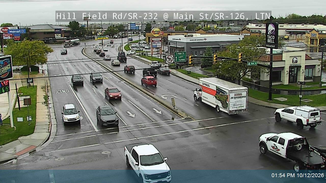 Hill Field Rd / SR-232 @ Main St / SR-126, LTN