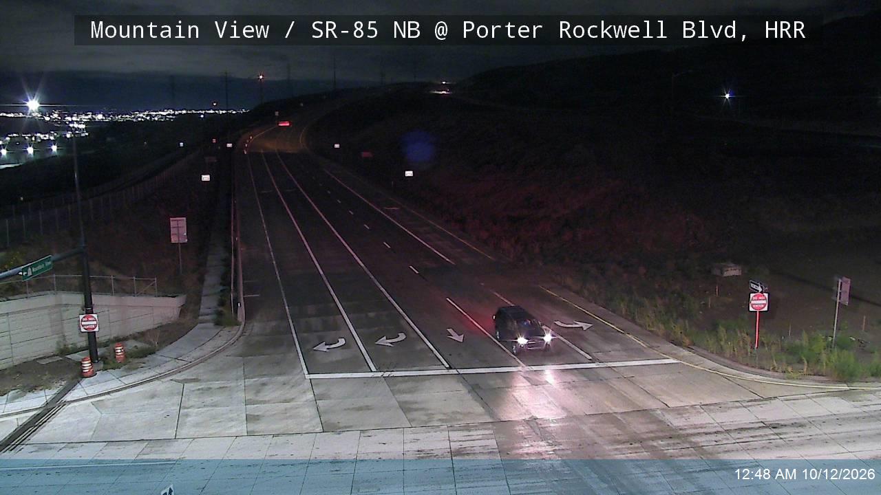 Mountain View / SR-85 NB @ Porter Rockwell Blvd, HRR